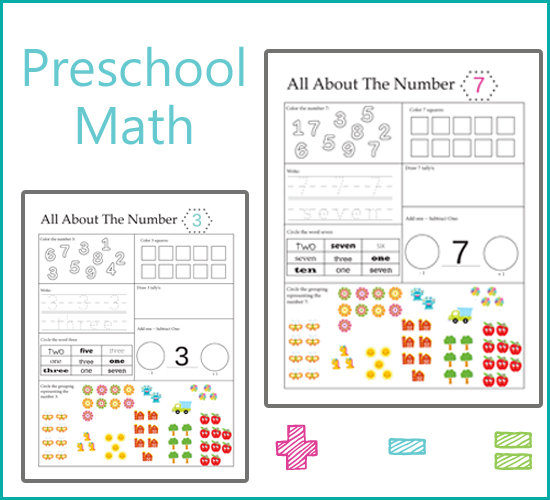 Preschool Math All About Numbers One Beautiful Home