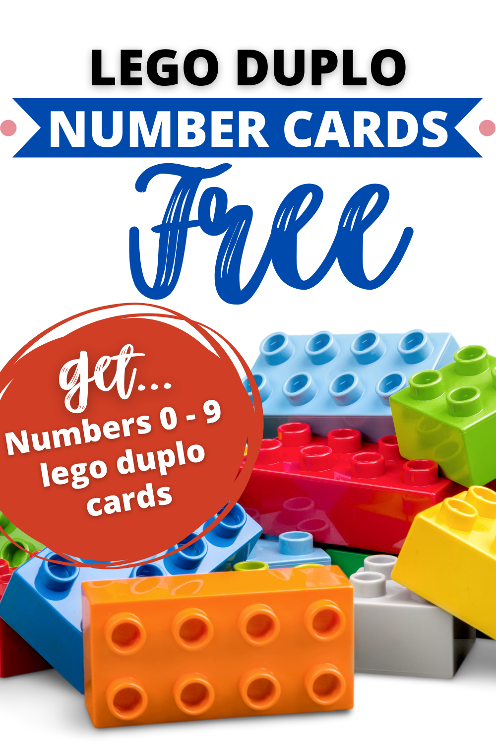 lego duplo number cards one beautiful home