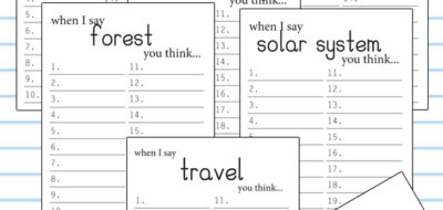 Such a great way to see what a student has "gotten out of" a lesson / unit study! Comes with 20 pre-filled topics, and one blank one! LOVE this idea!