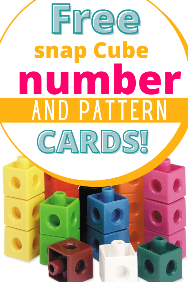 Snap Cubes Number And Pattern Cards One Beautiful Home