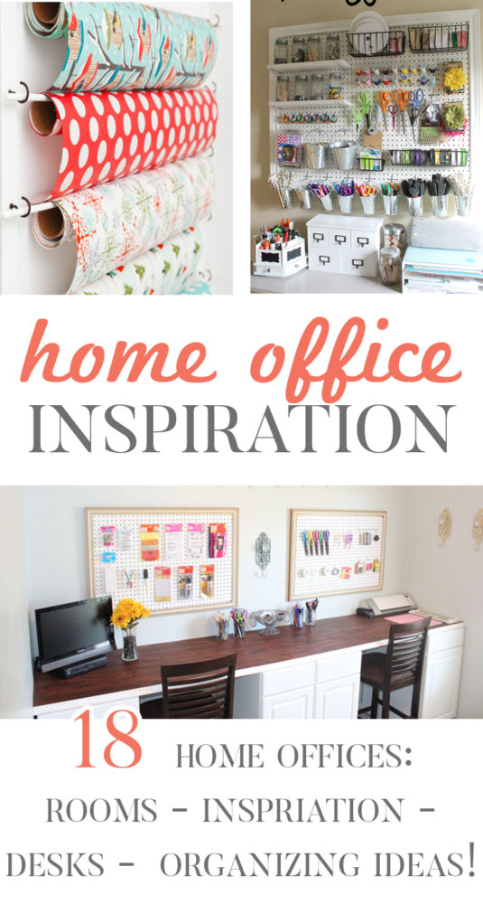 Home Office: Inspiration - Organizing & Storage - One Beautiful Home