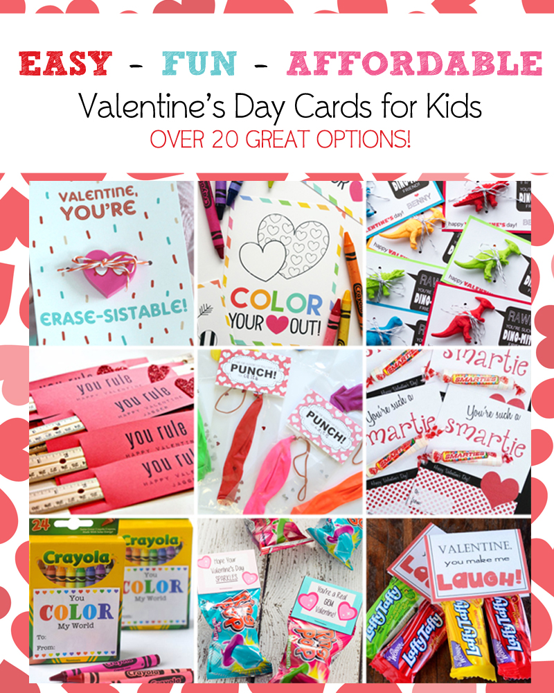 Valentine’s Day Cards for Kids - One Beautiful Home