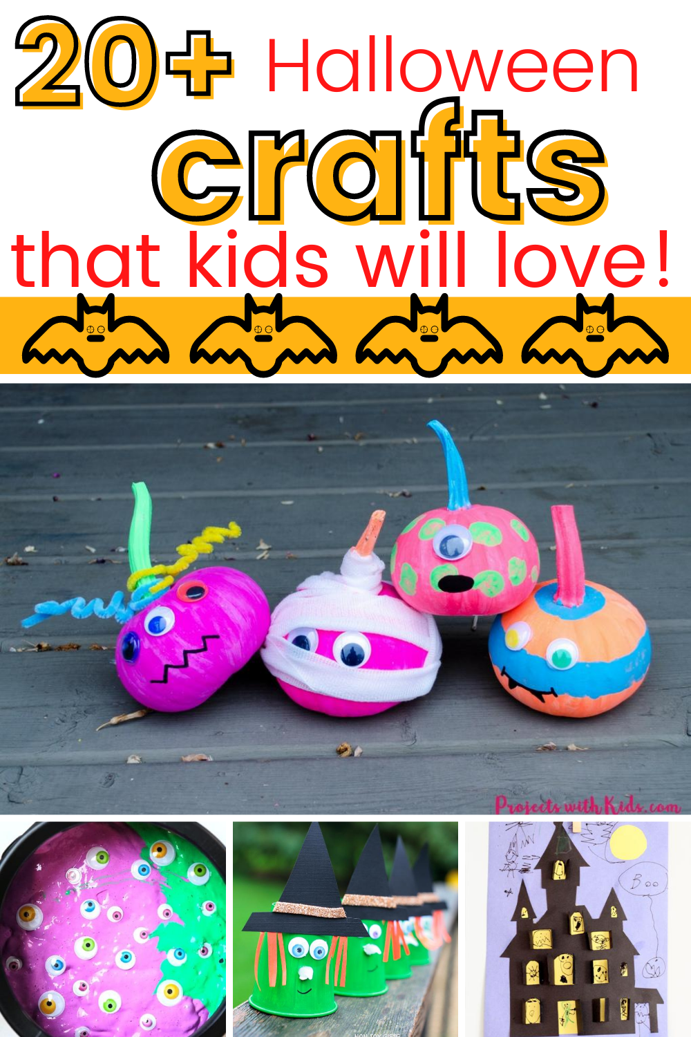 Halloween Crafts for Kids {Over 20} - One Beautiful Home
